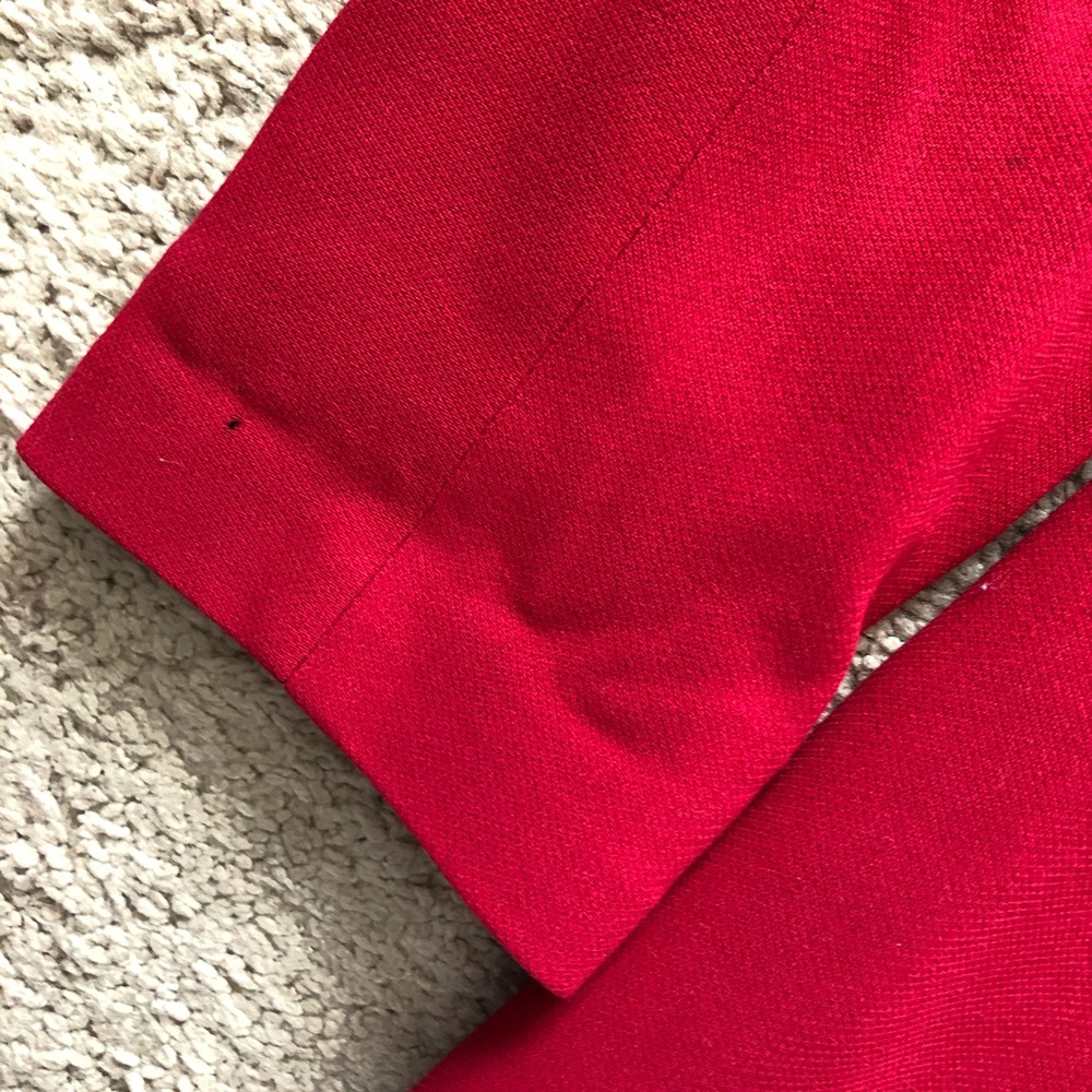 Griffith Gray for St John Red Long Blazer Military - Picture 4 of 8